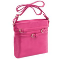 Parinda 11276 CLARICE II (Fuschia) Multi Belt Adorned Vertical Crossbody